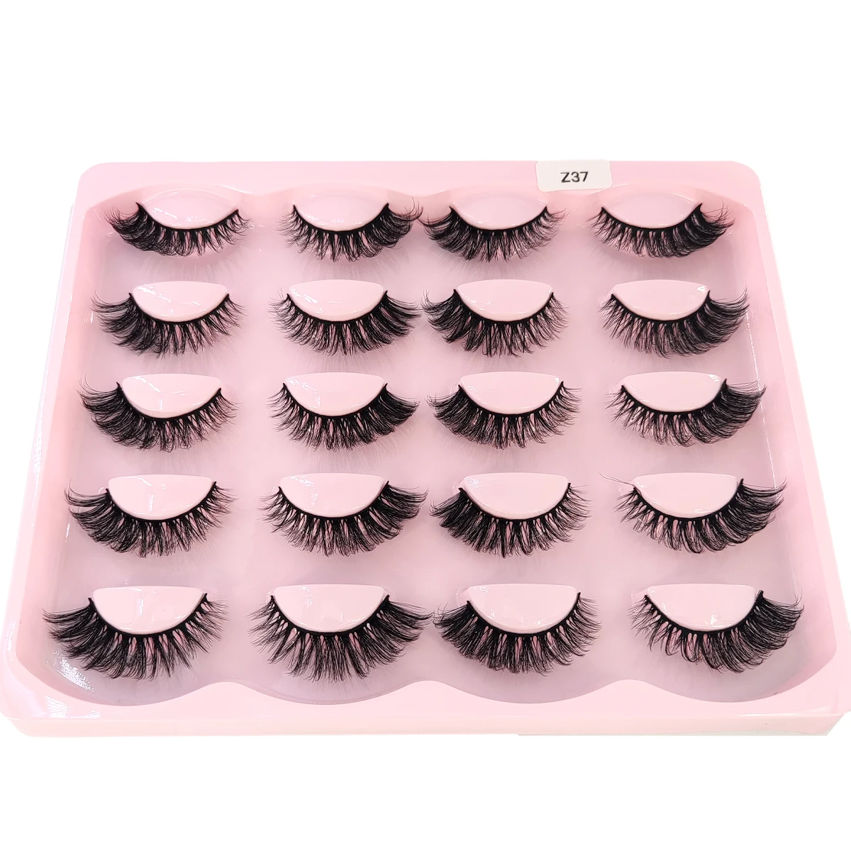 Nuovi 10 paia di ciglia finte naturalmente soffici ciglia smart cat eye soffici ciglia finte 3D