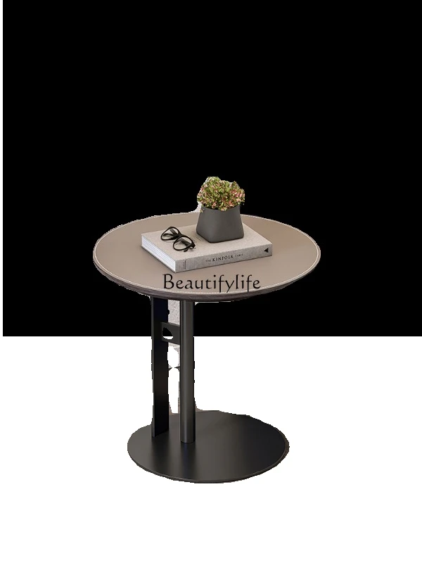 

Round living room small table edge few household modern simple corner few