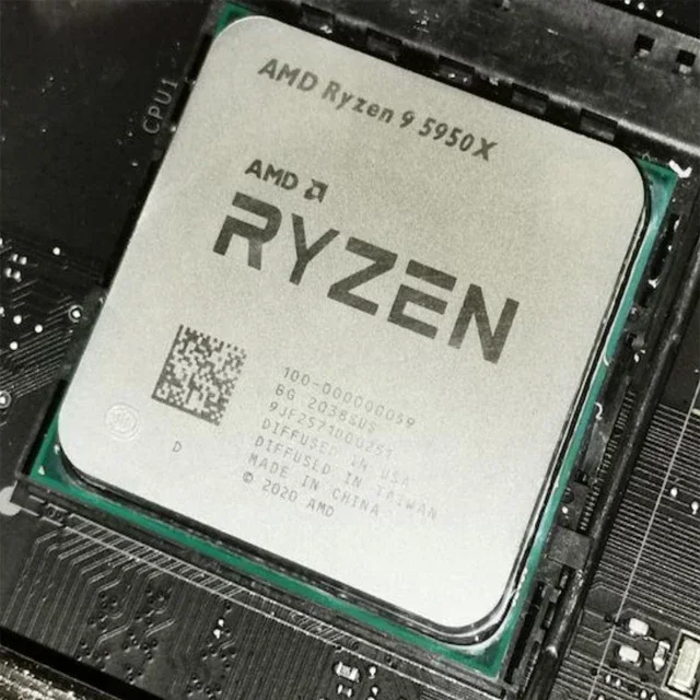 For Ryzen 9 5950X R9 5950X 3.4 GHz 16 Cores 32 Threads CPU Processor 7NM L3=64M 100-000000059 Socket AM4 No Fan