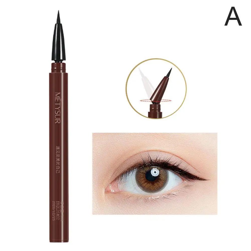 Kopf dreht Eyeliner wasserdicht langlebigen Eyeliner Trocken stift Kosmetik stift Quick Eyeliner natürlich nicht blühen Flüssigkeit r5l5