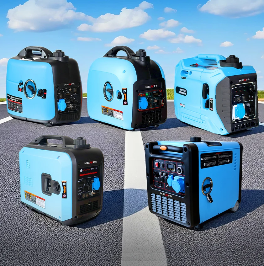 5KW 8KW Dual Fuel Inverter Generator Portable Petrol Power Station with Remote Start 4-Stroke Engine for Home Camping Use