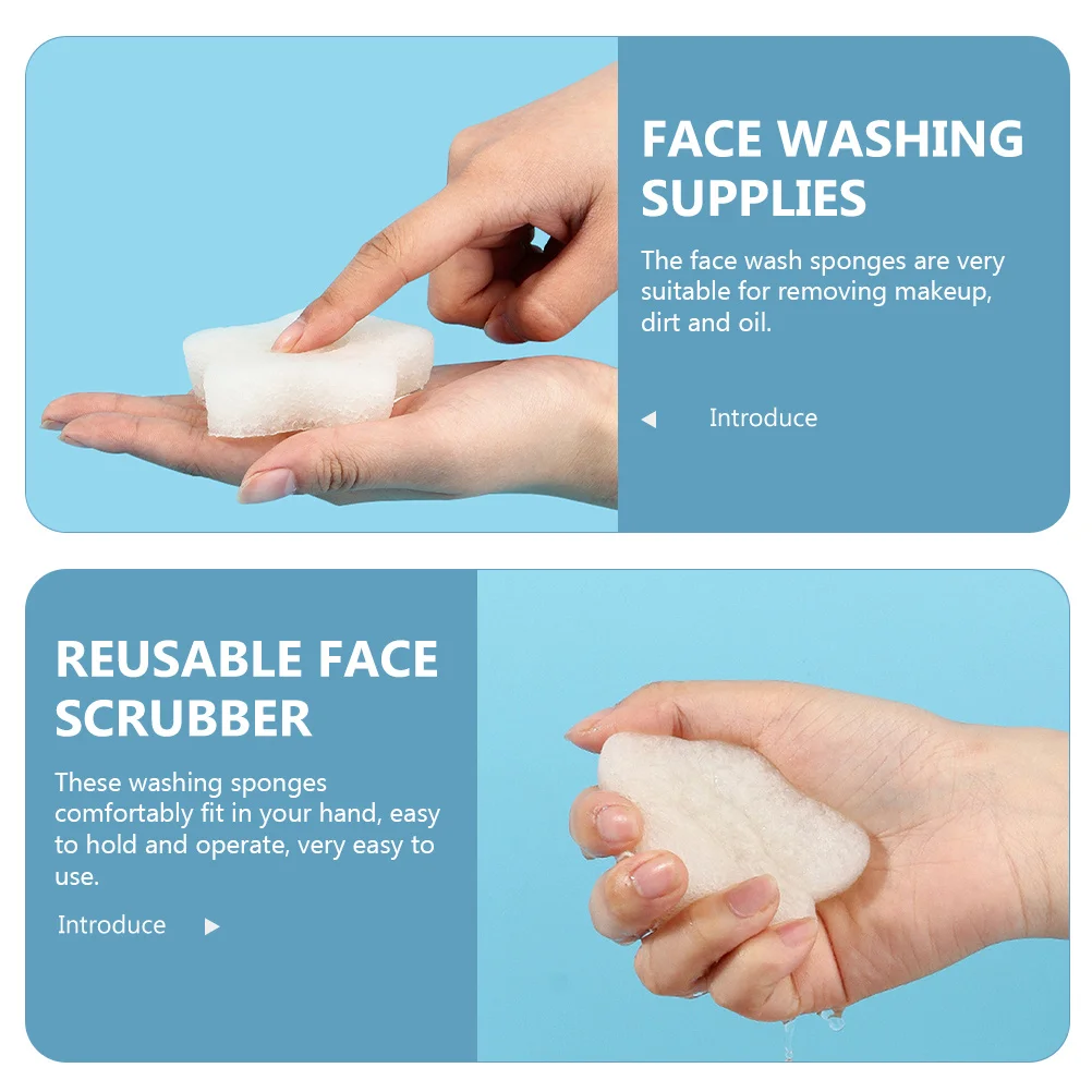 

3Pcs Shower Sponge Soft Bath Scrubber Safe Non-Scratch Cleansing Body Wash Exfoliating Skin Cleaning Sponge for Daily Shower