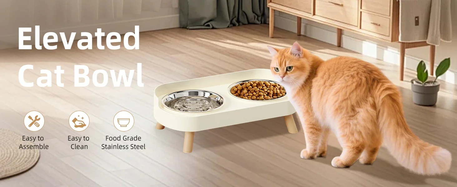 elevated cat bowls