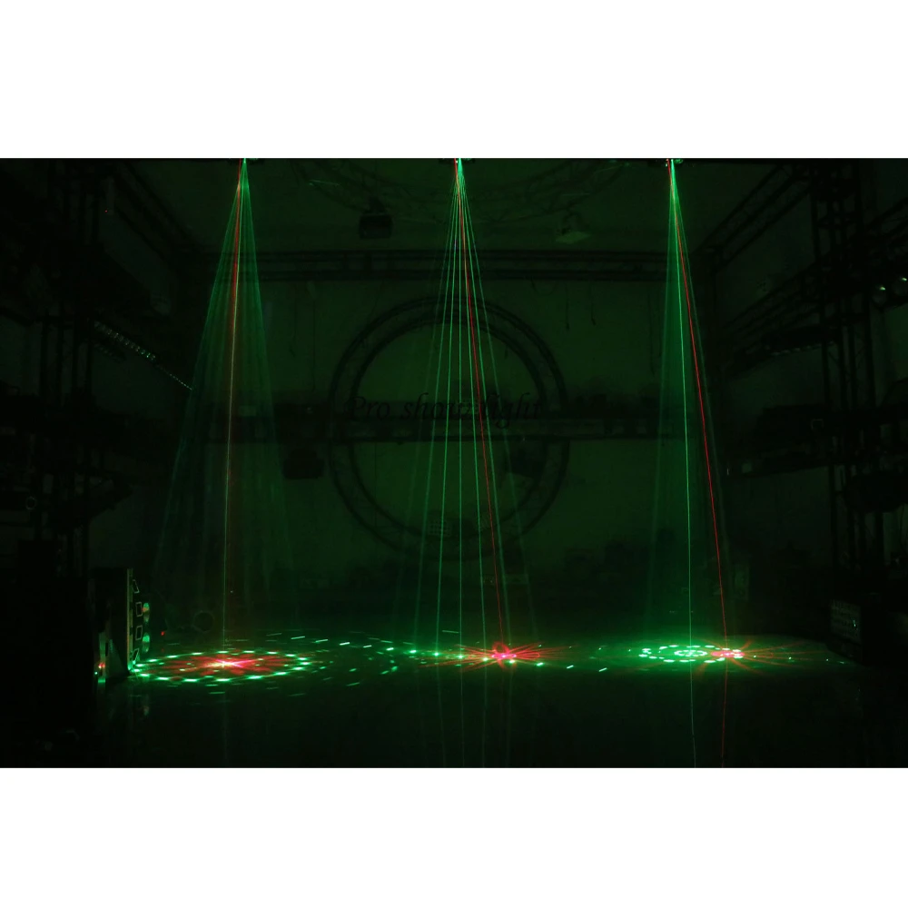 Disco Party Strobe Light, Magic Ball, LED Waterwave, DMX, Controle Remoto, DJ Laser, KTV Bar, 45W, 6in 1 Efeito