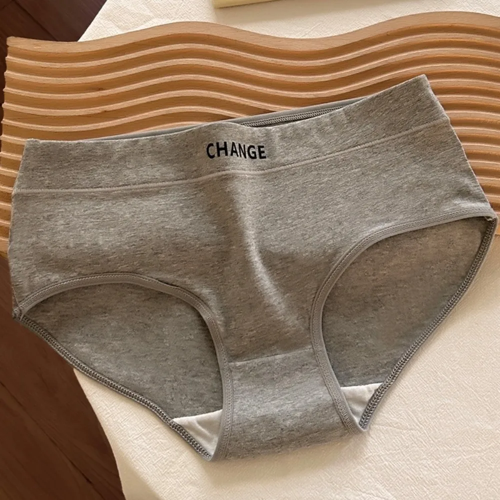 English Letter Women Letter Cotton Panties Female Lingerie Cotton Crotch Letter Cotton Briefs Underwear Seamless