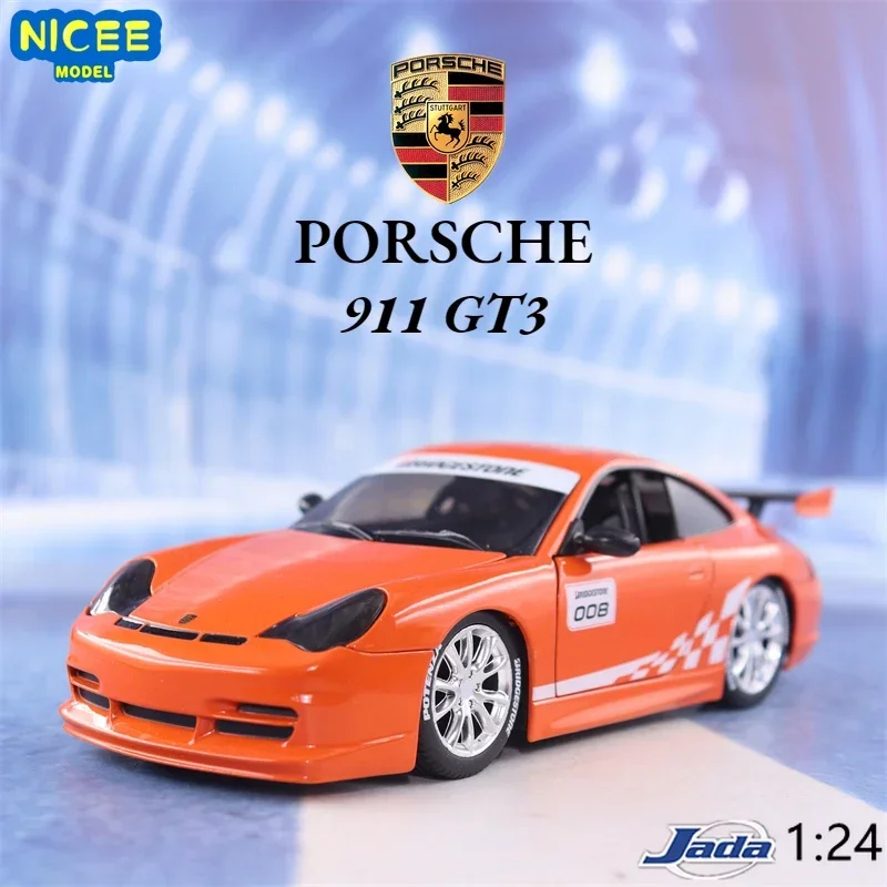 1:24 Porsche 911 GT3 High Simulation Diecast Car Metal Alloy Model Car kids toys collection gifts J329