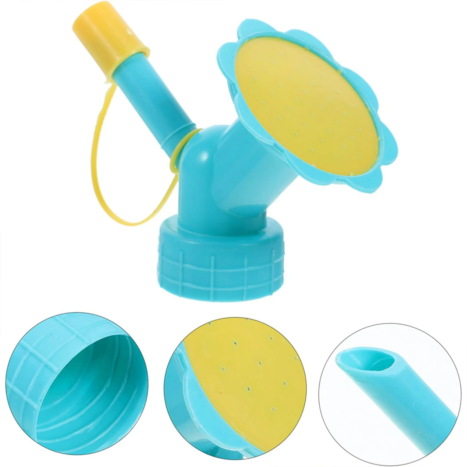 Garden Accessories Sprinkle Dual Head Plastic Plant Bottle Easy Use Small Watering Spout Mini Watering Can for Indoor Plants