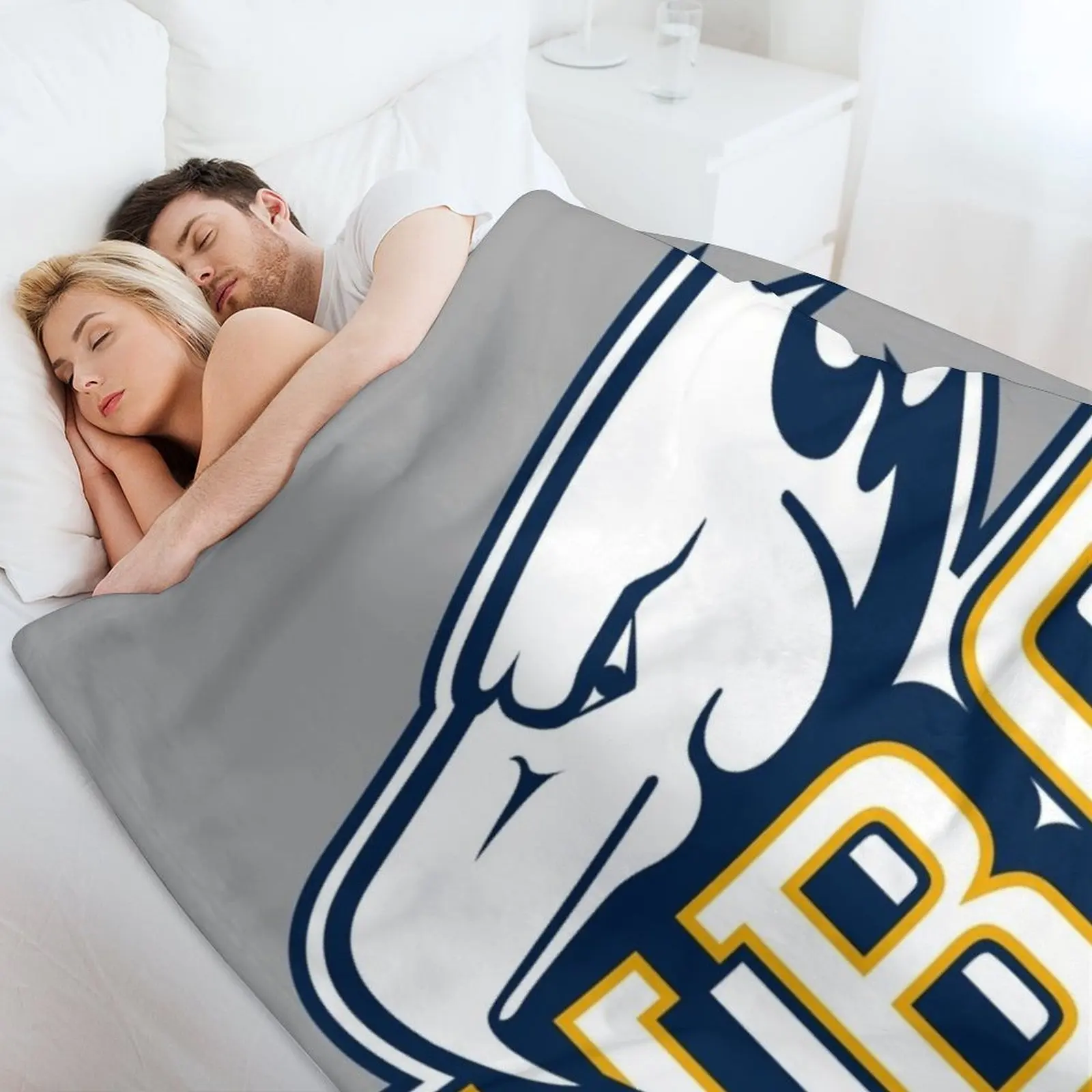 UBC (Thunderbirds) Logo3 رمي بطانية كبيرة جدا رمي الحرارية الأربعاء أريكة لحاف البطانيات