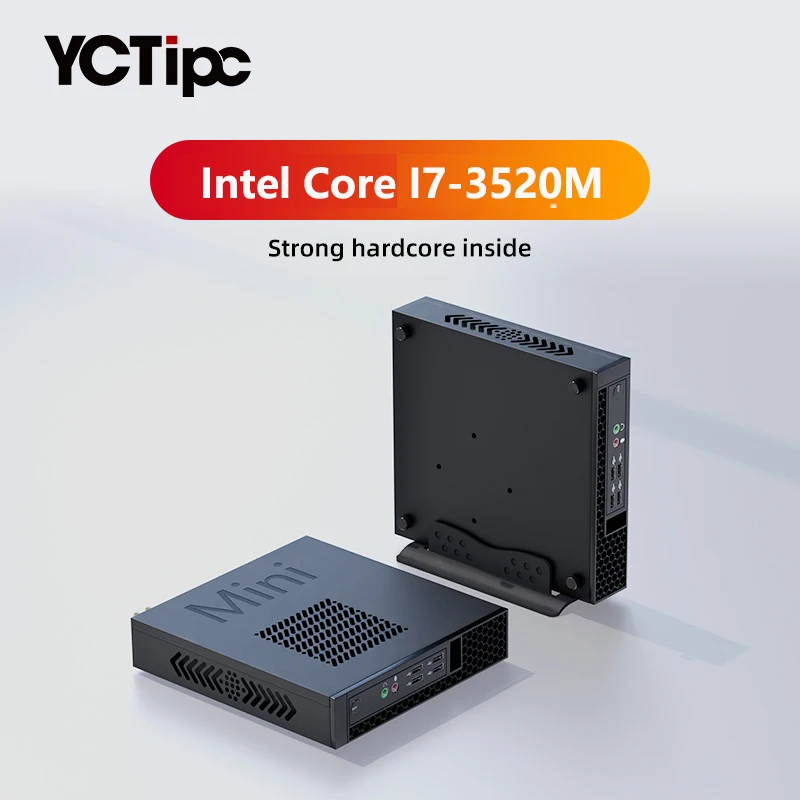 YCTipc MiniPC Intel Core i7 i5 i3 Dual Band WiFi5 BT4.2 8GB 512GB Computadora de juegos de escritorio Mini Pc 2 núcleos 4 hilos