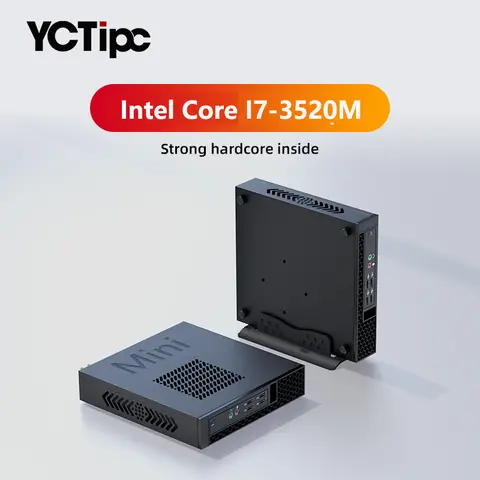 YCTipc MiniPC Intel Core i7 i5 i3 Dual Band WiFi5 BT4.2 8GB 512GB Desktop Gaming Computer Mini Pc 2-Core 4-Thread