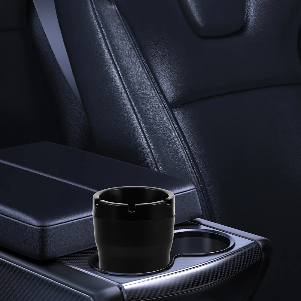 

2pcs Car With Lid Portable Cigarette Ashtray For Travel Auto Vehicle Use Mini Metal Ashtray For Cars Trucks Suvs