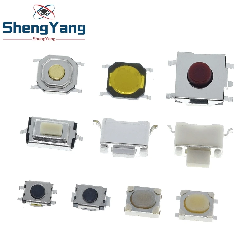 

10PCS 3*6 3*4 4*4 SMD Tactile Tact Push Button Switch 2Pin 4Pin Touch Micro Switch 3x4x2 3x6x4.3 3x6x2.5 3x6x5 4x4x1.5 4*4*2.5