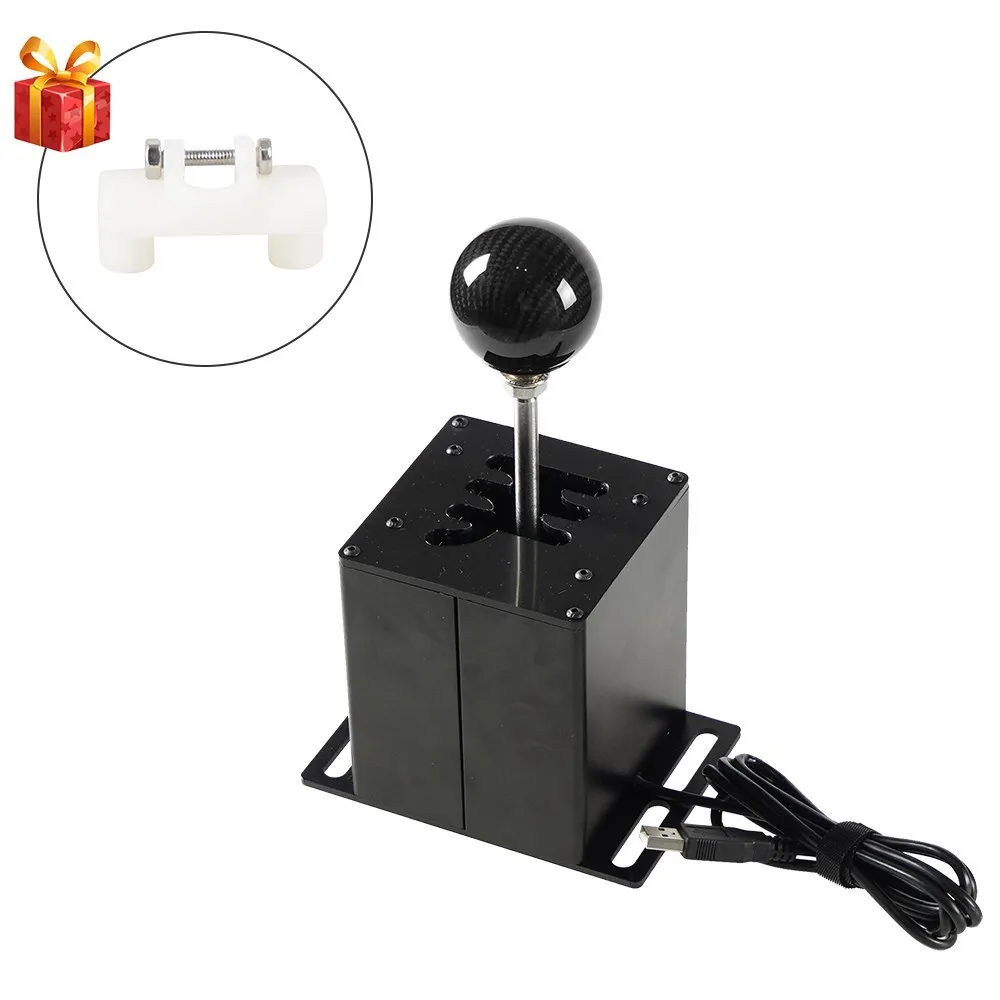 PC USB H Gear Shifter Voor Logitech G27 G29 G25 G920 Voor Thrustmaster T300RS/GT Pookknop Voor ETS2 simracing Racing Game