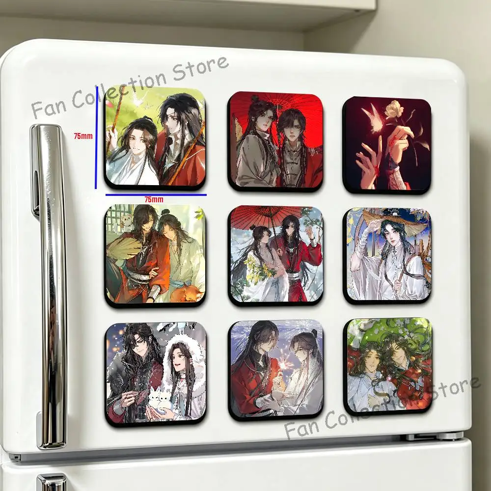 H-Heaven Officials Blessing Sublimation Magnet Cartoon Anime CuteFridge Magnets Personalized Sublimation Products for Kitchen