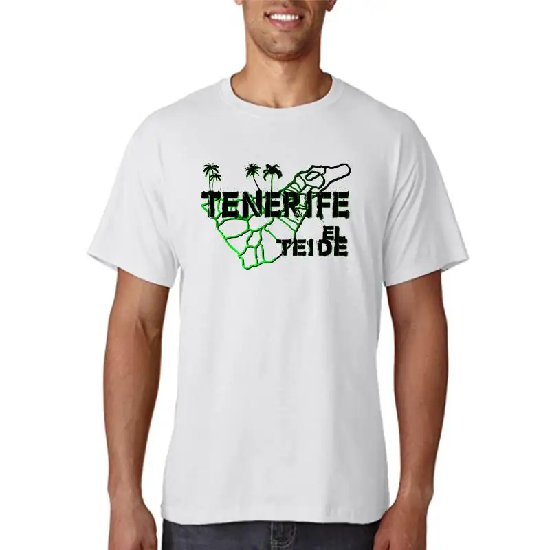 Tenerife - white t shirt top country Spain design - mens womens kids baby sizes