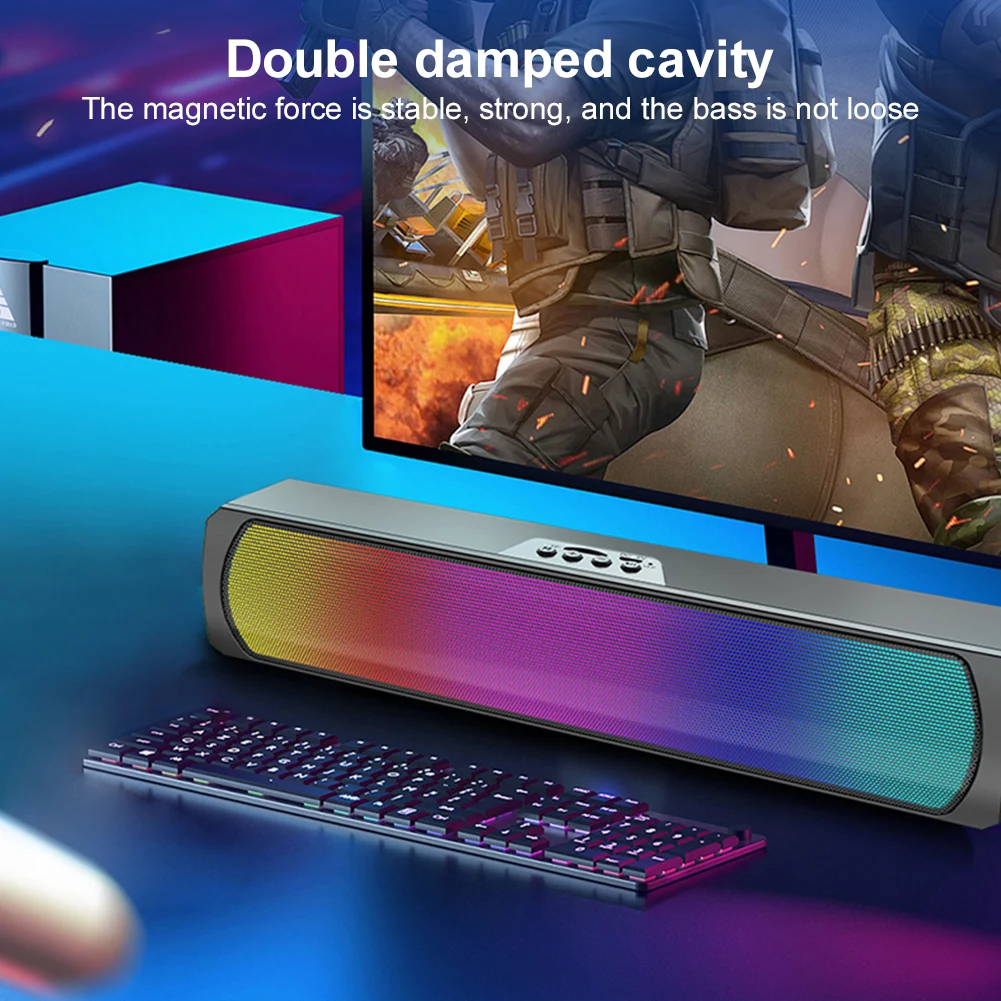Tragbare Computer-Soundbar-Lau – Rgb Computer Soundbar For Pc Bewertung und Preis