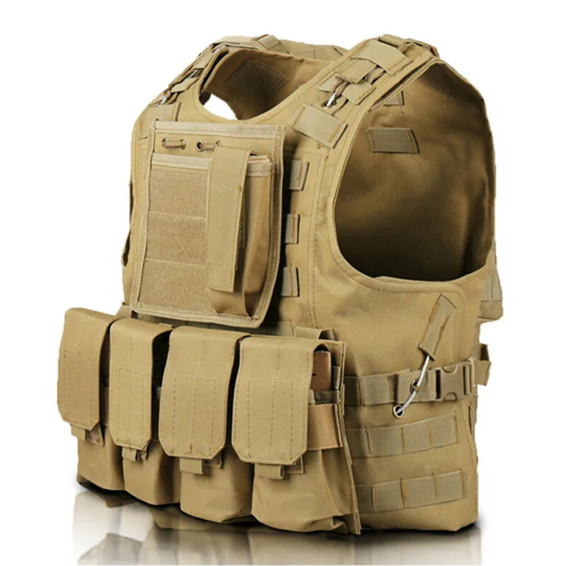 Multi-Function Tactical Caça Vest, Militar Airsoft Assalto Gear, Roupa impermeável, Combat Vest, Ao ar livre