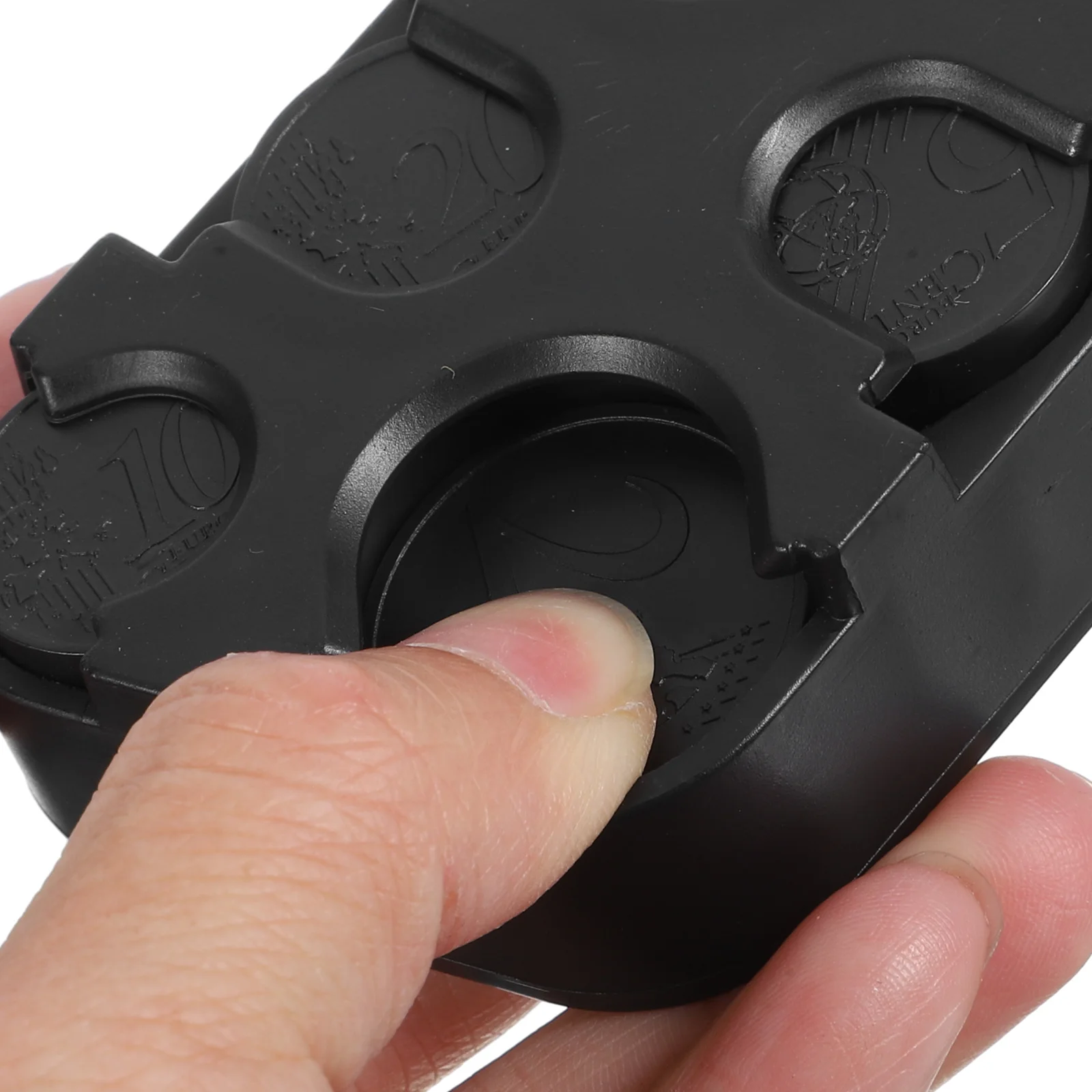 Coin Storage Box Plastic Dispenser Reusable Holder Holders Vehicle Dollar Container Desk Coins Countertop