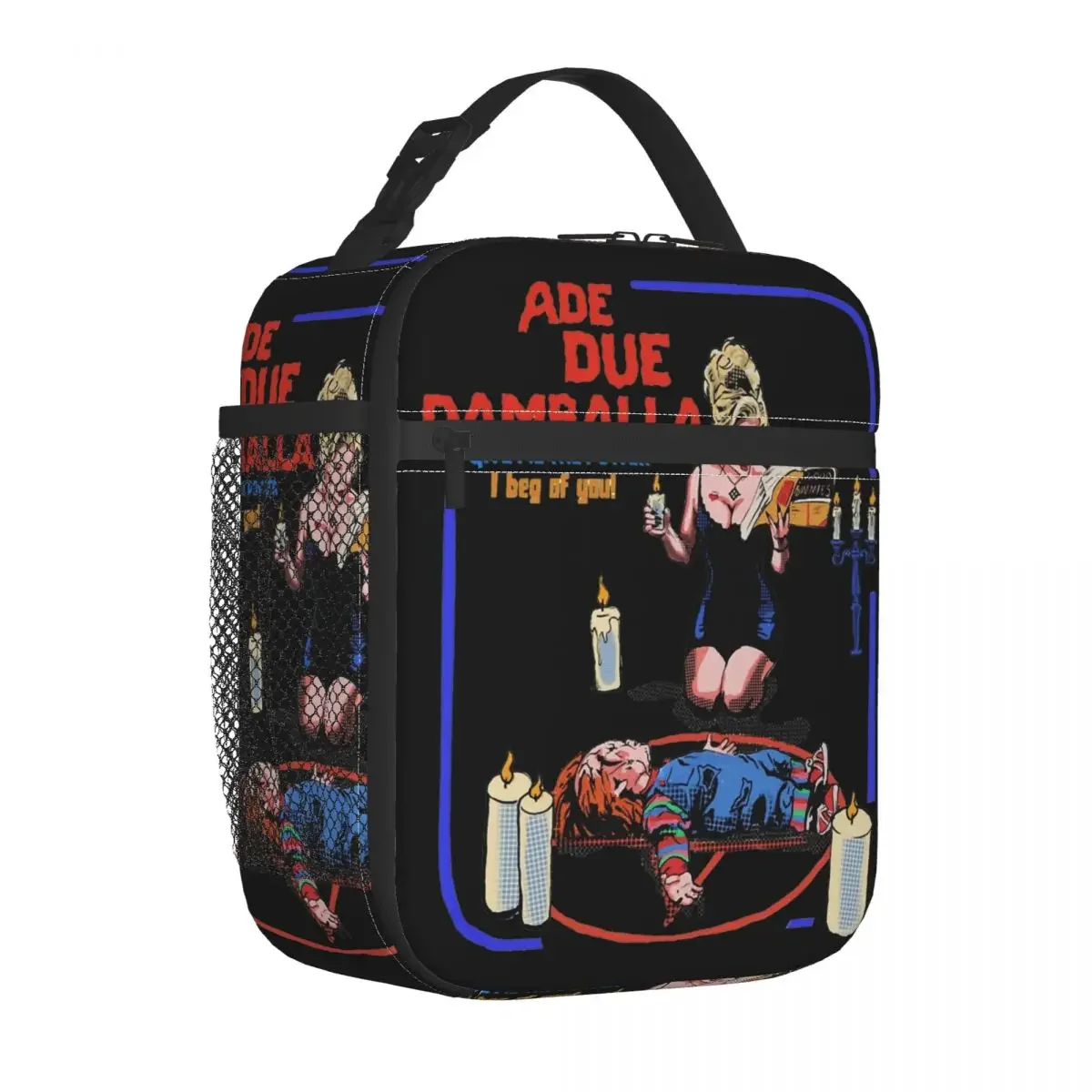 Ade Due Damballa Bride Of Chucky Insulated Lunch Bags Cooler Bag Reusable High Capacity Tote Lunch Box Food Bag School Picnic