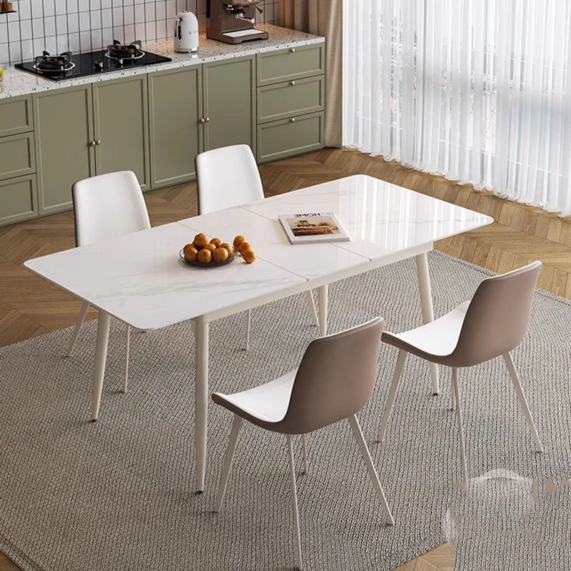 Rectangular Kitchen Dining Table Unique Waterproof Conference Chairs Tables Small Modern White Mesas De Jantar Home Furniture