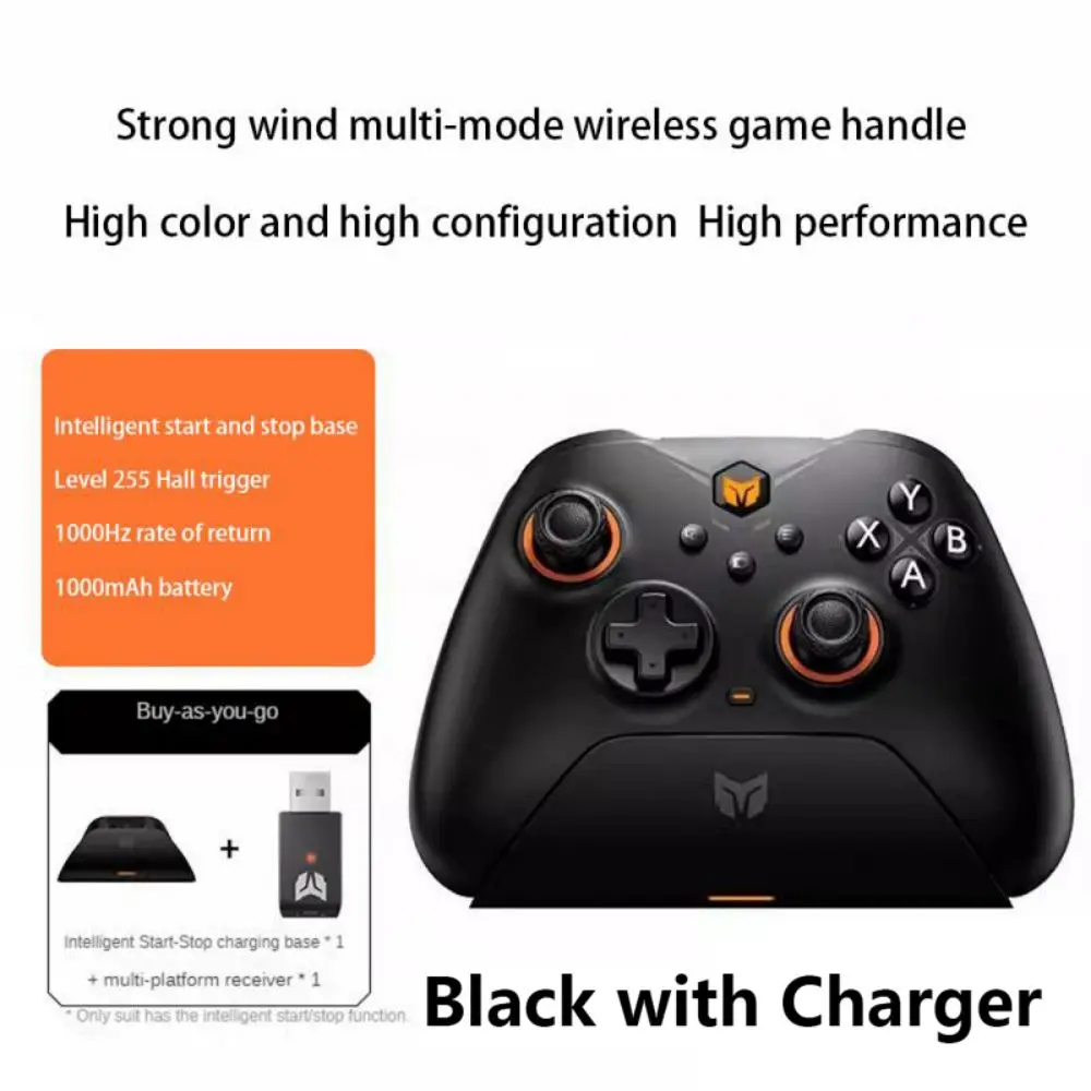 Wireless Gamepad PC Controller For IPhone For Android PC 1000HZ Wired Return Rate Magnetic Induction Linear Trigger