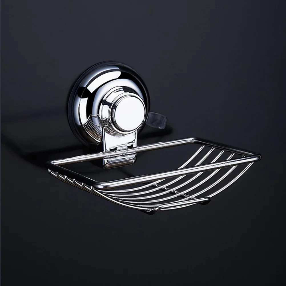 

Stainless Steel Soap Dish Holder Tray Rack Basket Wall Mounted Bathroom Silver Non Rust Corrosion Resistant Space Saving Shower