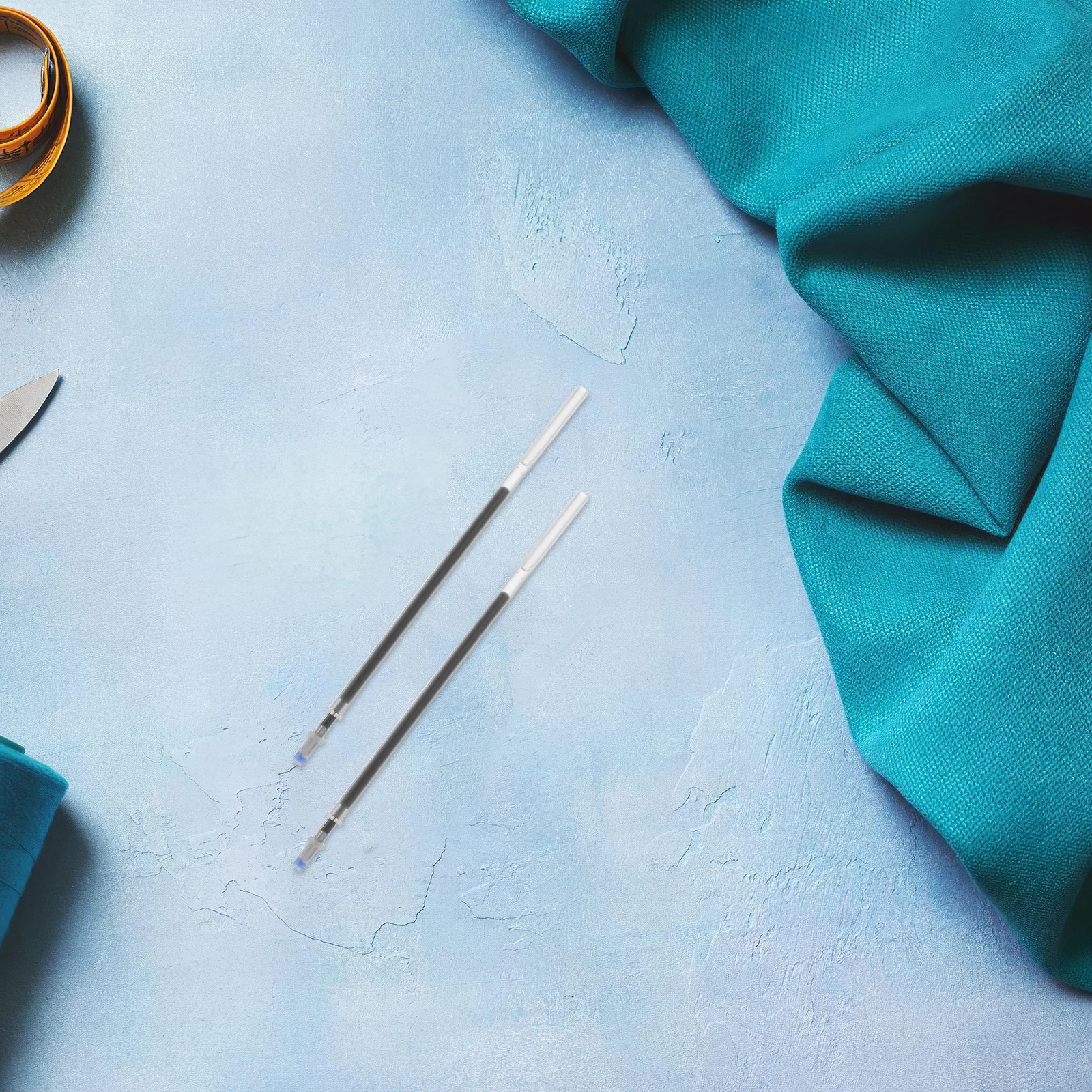 100Pcs Heat Erasable Fabric Refills Disappearing Ink Pen for Textile Craft Garment Marking Sewing Quilting Dressmaking