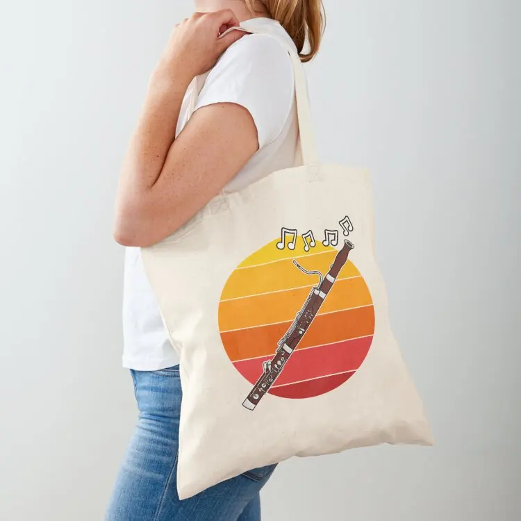 Bassoon Summer Festival Bassoonist Woodwind Musician Tote Bag Woman shopper bag women bag Shopper handbag Canvas