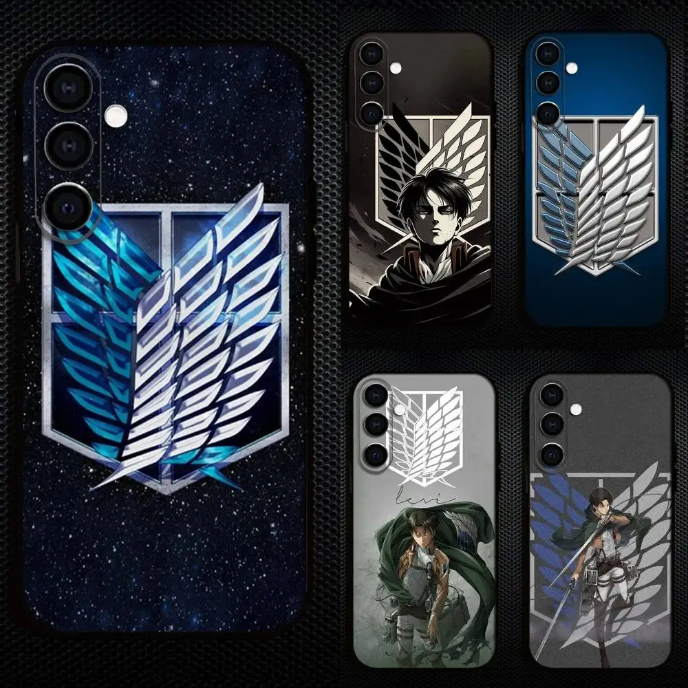 

A-Attack On T-Titan Phone Case For Samsung Galaxy A73,A72,A71,A70,A53,A52,A51,Others Soft Black Cover