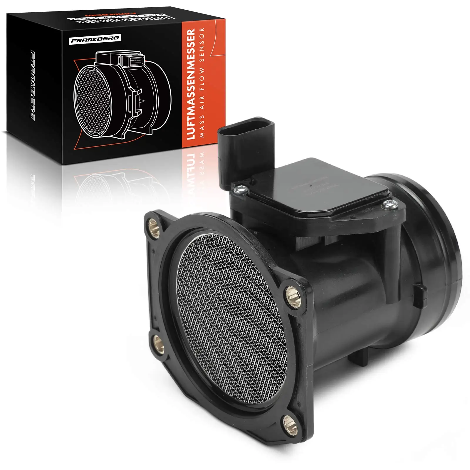 Frankberg 1x Mass Air Flow Meter voor VW Golf IV New Beetle Polo Classic Passat Transporter IV Audi A3 A4 Avant Seat Skoda DMA-0200