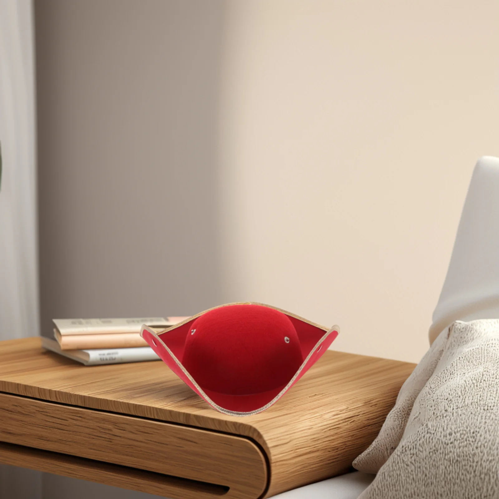 

Top Hats For Men Hat Red Adjustable Tricorn Hat For Halloween Carnival Party Costume Accessories