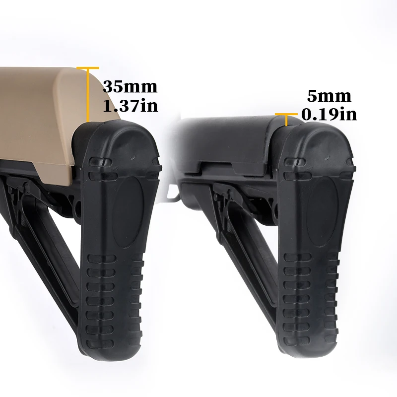 مشبك مناسب لرافع الخد التكتيكي على ناهض الخد لـ CTR وMOE وDT ومخزون PR لتركيبات أدوات غير Gunstock AR15/M4