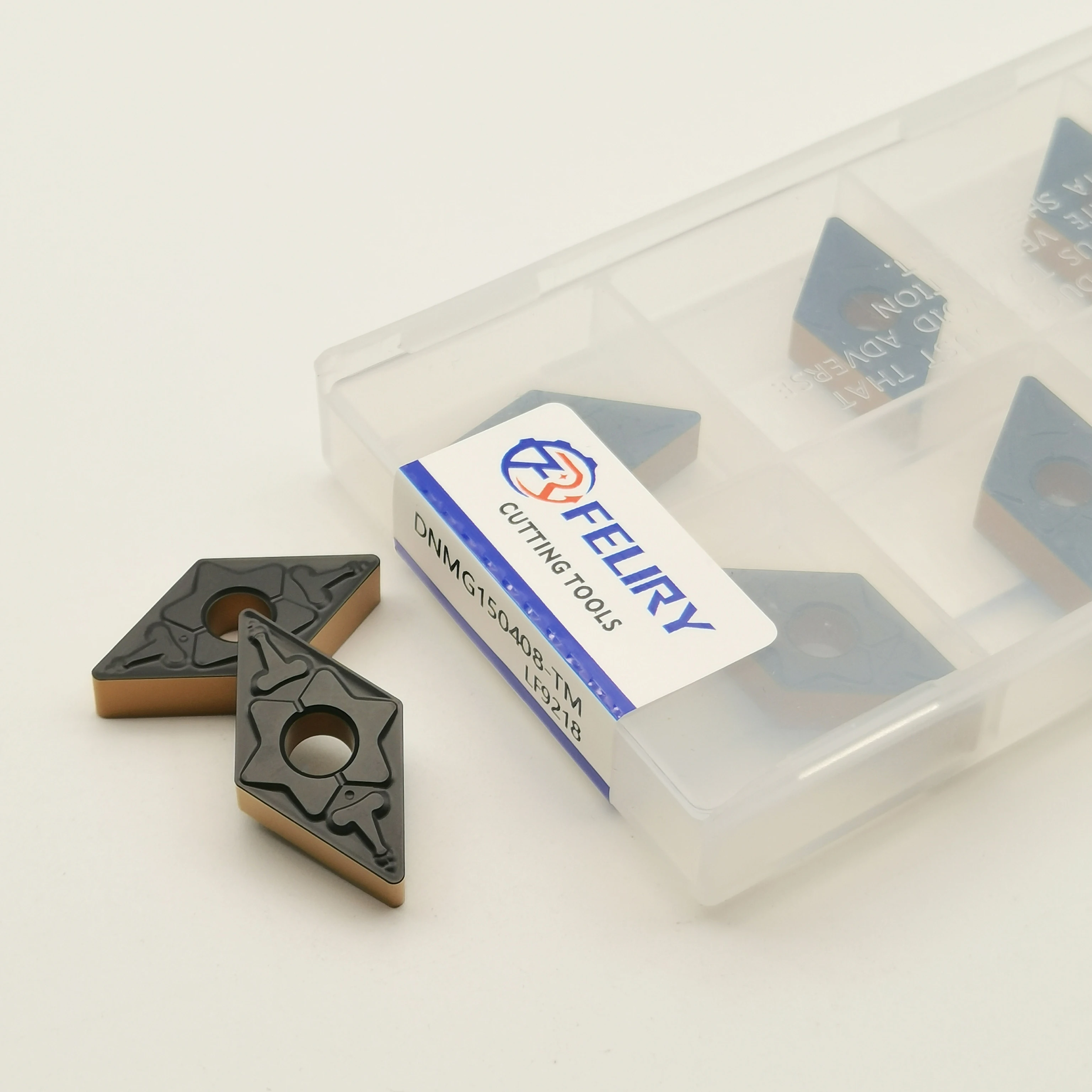 

10PCS high-quality cemented carbide cutting tools DNMG150404 DNMG150408-TM LF9218 can be used for processing steel parts DNMG