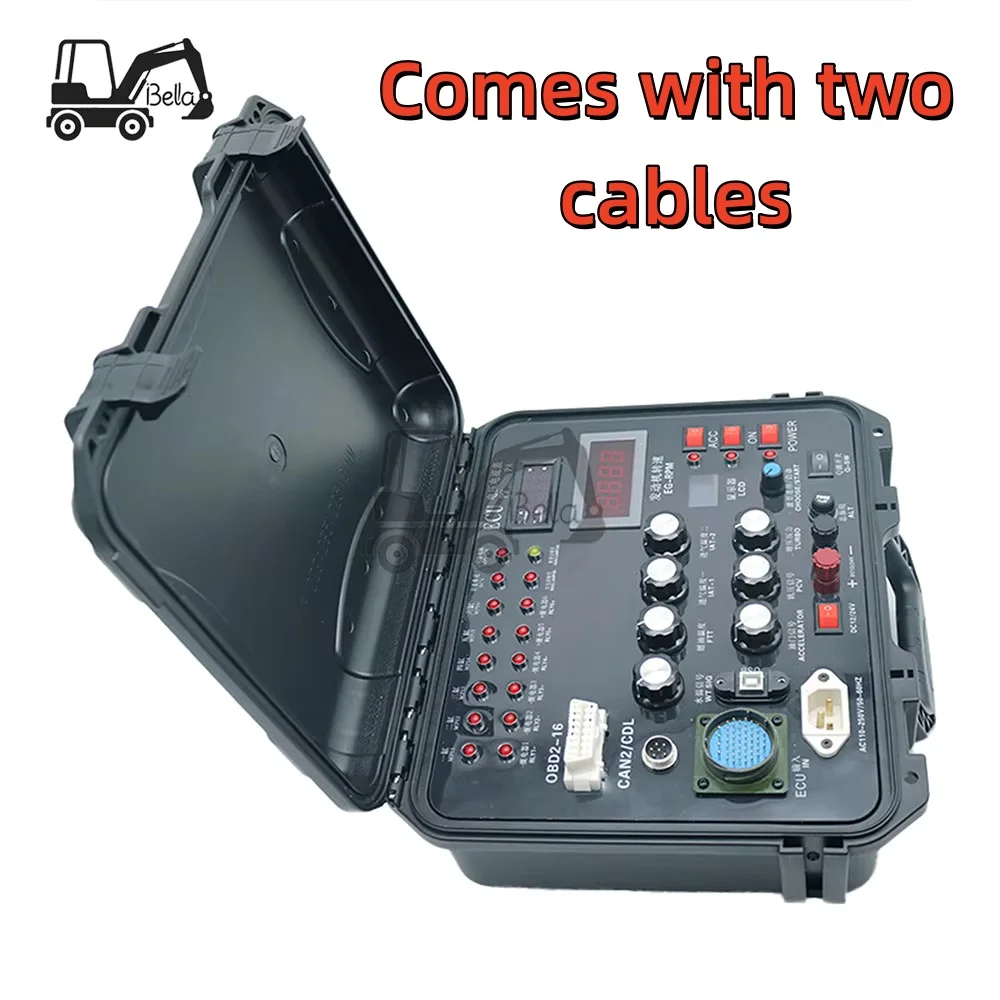 

Multi Functional Diesel Engine ECM Test Bench For Cummins Caterpillar Volvo Isuzu Doosan Controller Unit Module With Two Cables