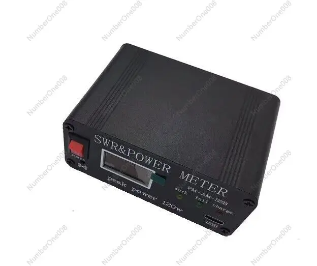 120W HF Standing Wave Meter SWR-120, 1.8-50MHz Digital Power Meter with OLED Display, Built-in Battery for Amateur Radio DIY - view 6