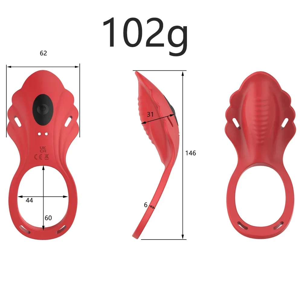 يمكن ارتداؤها اللباس الداخلي ثونغ هزاز للنساء APP التحكم البظر محفز فراشة صغيرة الاستمناء الكبار سراويل لعبة الجنس زوجين #6