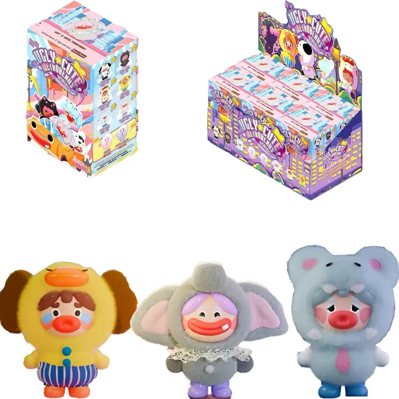 

Оригинальная уродливая и милая семейная милая кукла-подвеска, аниме, слепая коробка, коллекционные детские игрушки, сумка для догадок, загадочная коробка, подарки