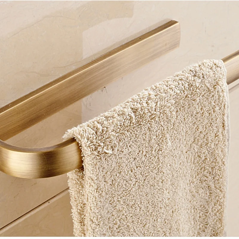

Brass Antique Bathroom Towel Hanger Luxury Gold Towel Holder Black Bathroom Towel Bar Gray Towel Rack Towel Ring Wall Mounted