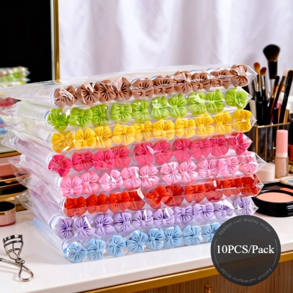 مجموعة فرش ماسكارا أنبوبية مكونة من 10 قطع مع فرش مكياج واقية، فرشاة حواجب، فرشاة رموش، فرشاة لاش، سوبولي #4