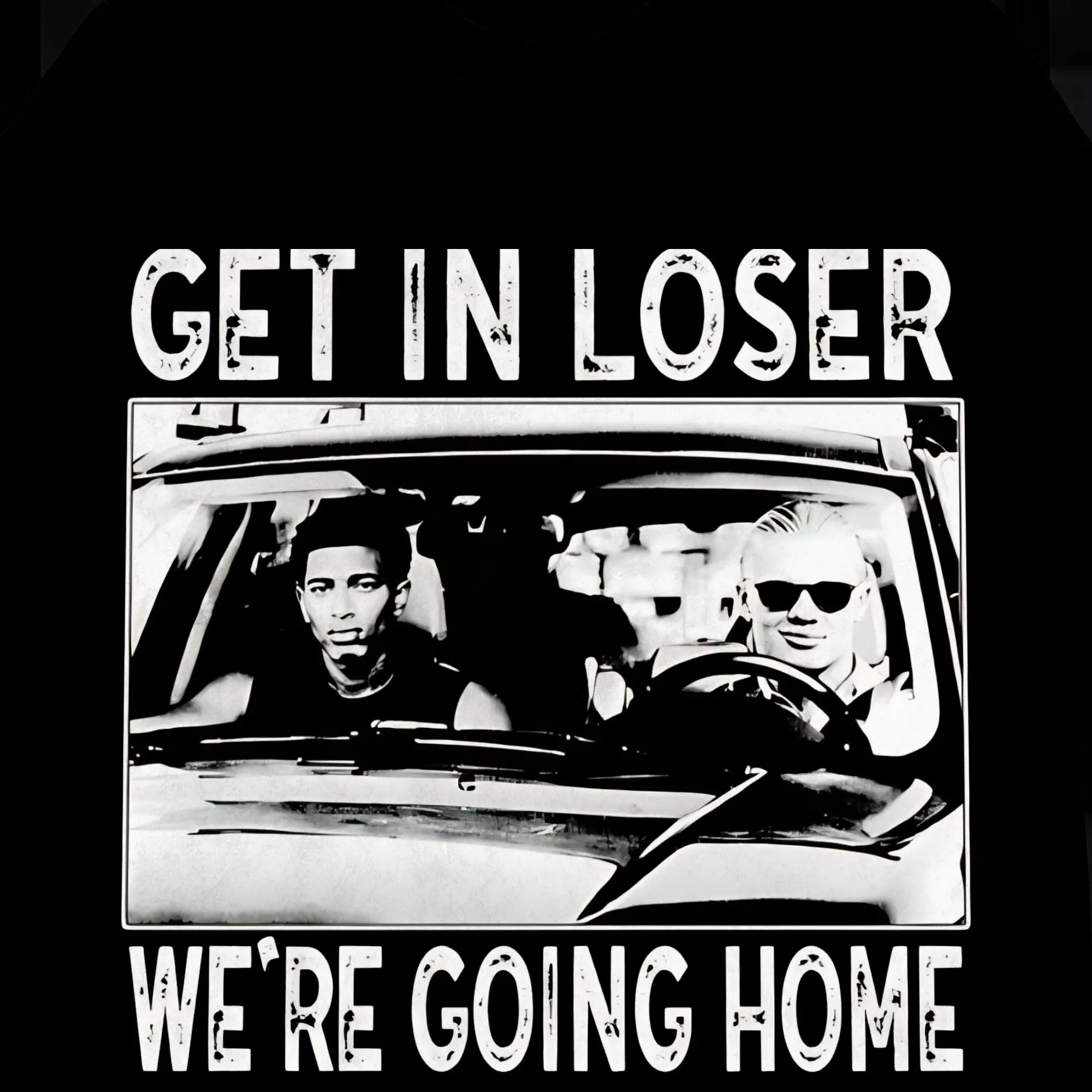 Jude-Bellingham Men T Shirt Washed Haaland Jude Get In Loser We're Going Home Short Sleeve Crew Neck T-Shirt Pure Cotton Clothes