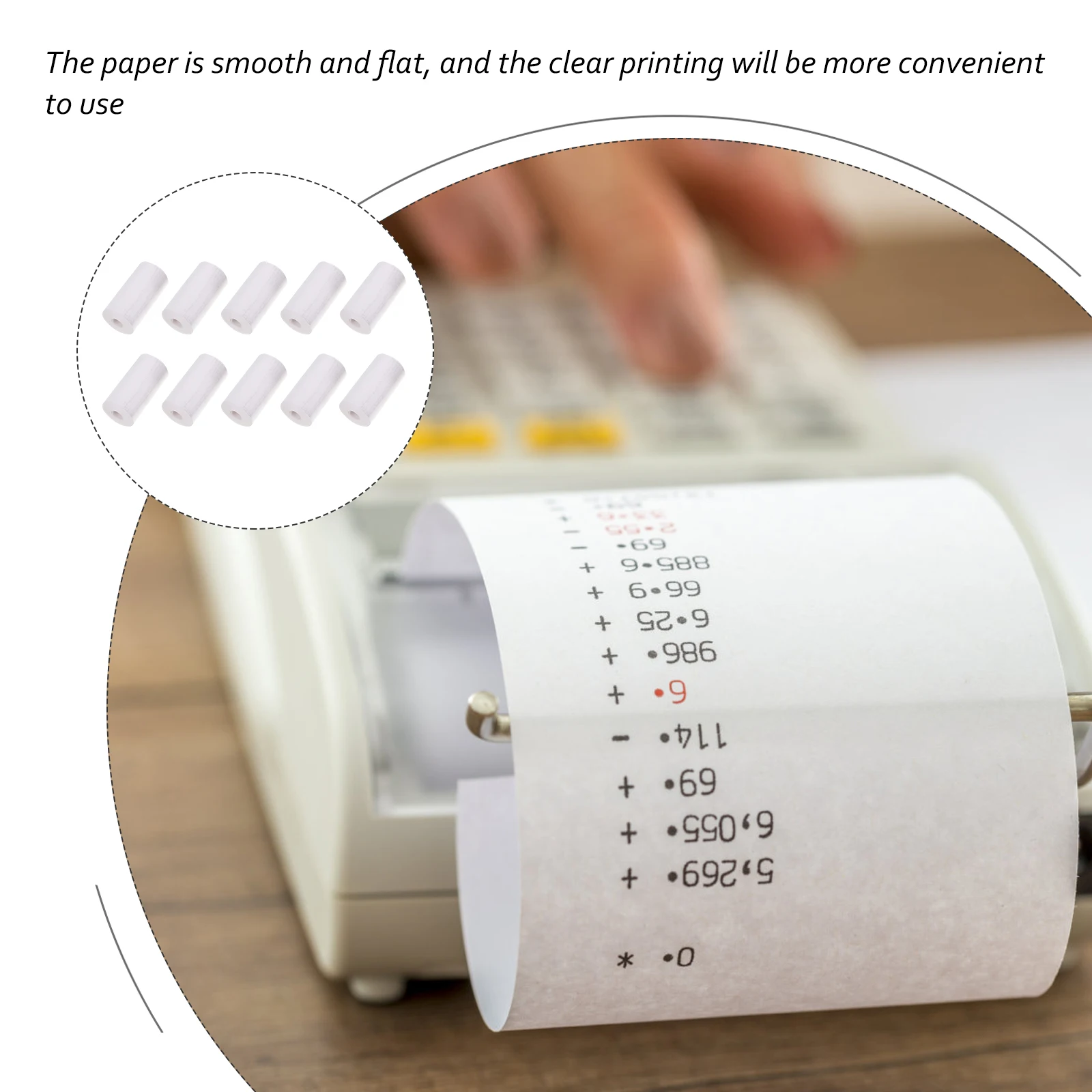 

10 Rolls Thermal Paper Receipt Printer Heat Sensitive Lint Free Clear Images Home Office Supermarket Shop Hotel Company
