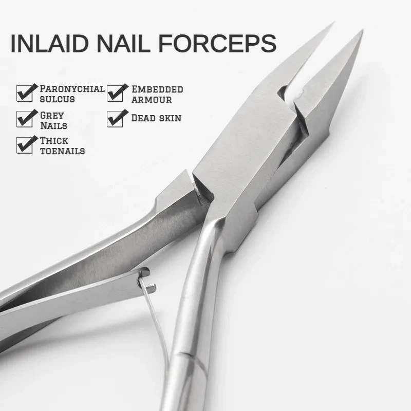 1Pcs Toenail Ingrown Cuticle Nipper Clipper Edge Cutter Scissor Nail Pliers Tool Pedicure Dead Skin Remover Manicure Tools