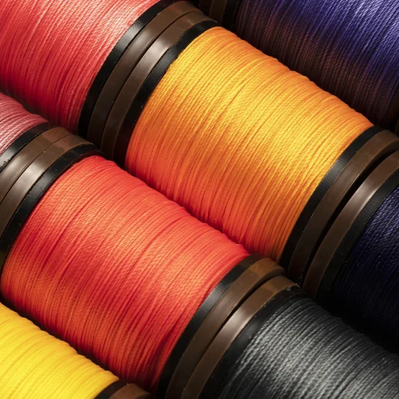 Jewelry Handmade Braided Leather Crafts DIY Hand Sewing Multi-strand Woven Round Wax Thread Leather Craft 0.4/0.5/0.6mm