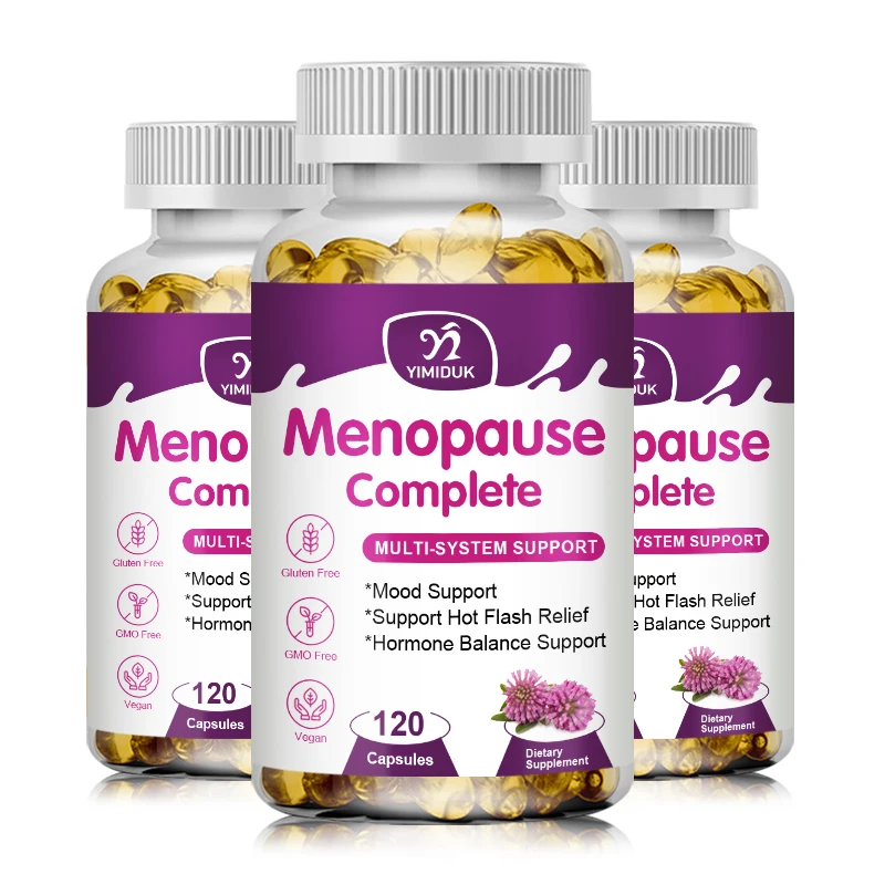 Menopause Relief for Women - Complete Menopause Supplements for Hormone Support, Energy, Hot Flashes & Night Sweats