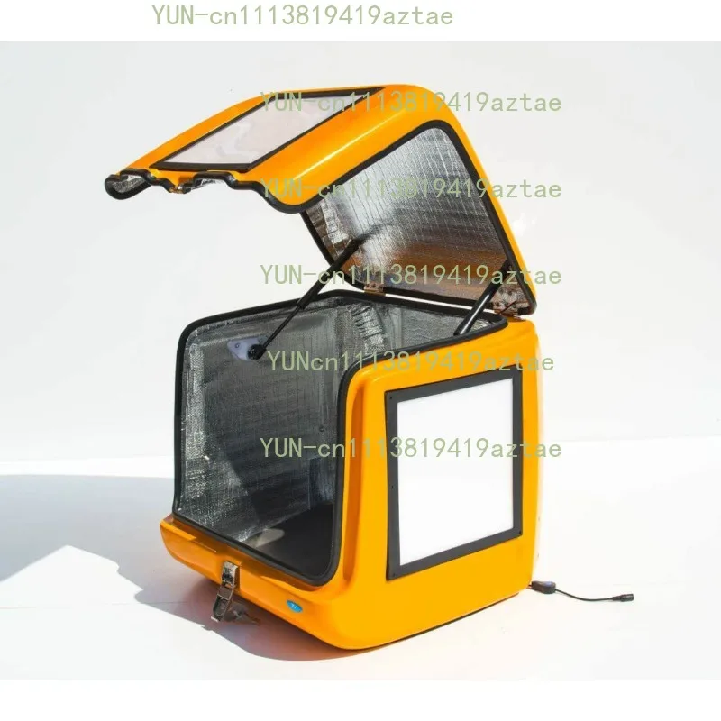 Bicycle Food Delivery Box Motorcycle Motorcycle Fiberglass Rear