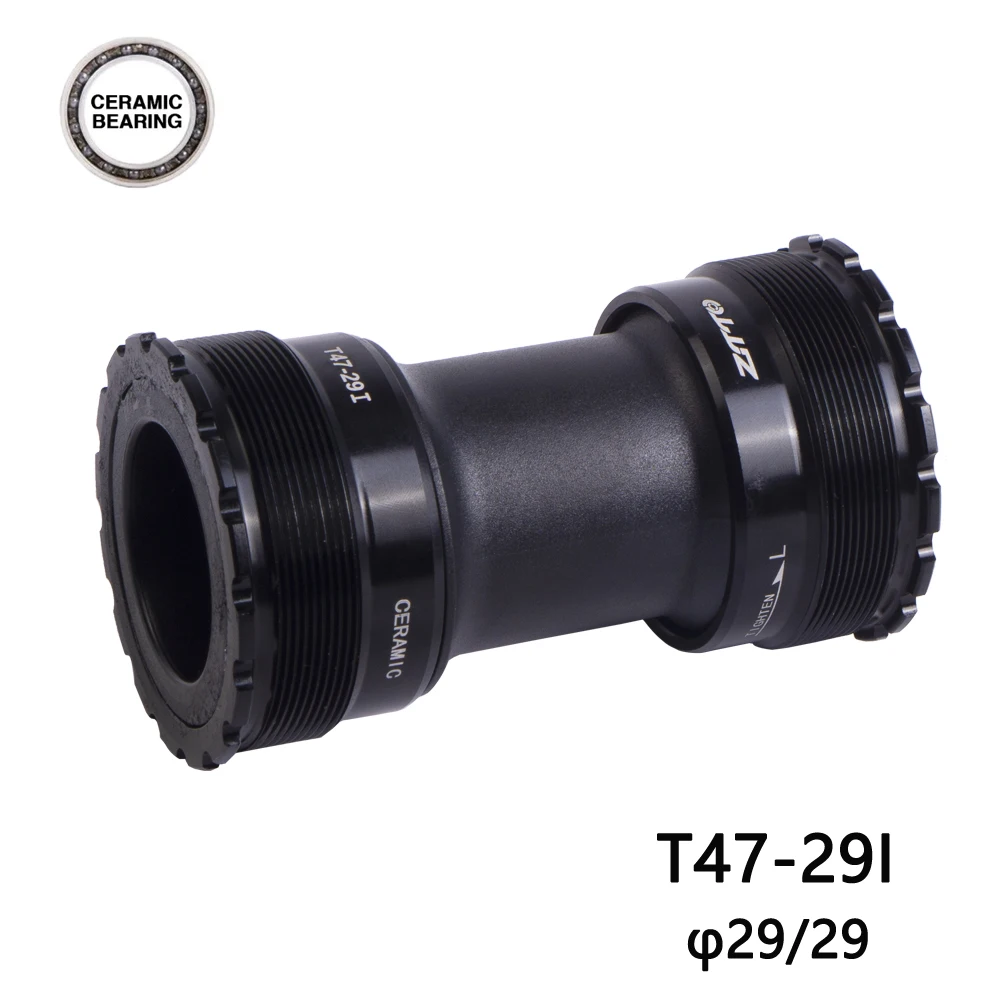 ZTTO T47 Fahrrad-Innenlager, 47 mm Breite, 68–86,5–92 mm, Rahmenschale, Keramiklager, BB für 24 28,99 mm 30 mm Kurbelgarnituren, Mittelachse