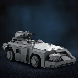 M577 APC Building Blocks 776PCS Movies Aliens Armoured Personnel Carrier DIY Model Set Brick Children Car Toy Adult Gift Chariot