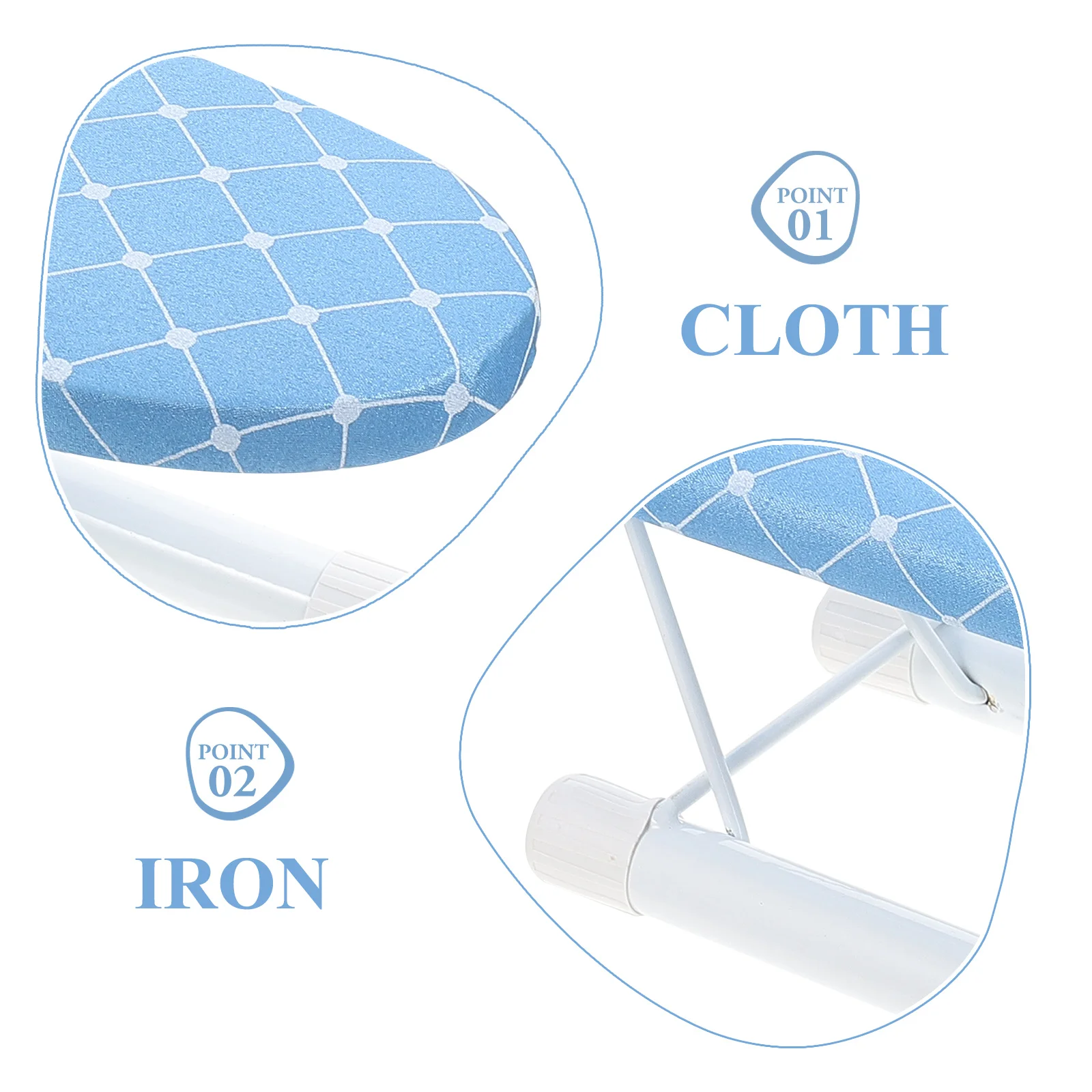 Costume Ironing Board Household Foldable Clothing Folding Tabletop Boards Bucket Rest Travel Donkey