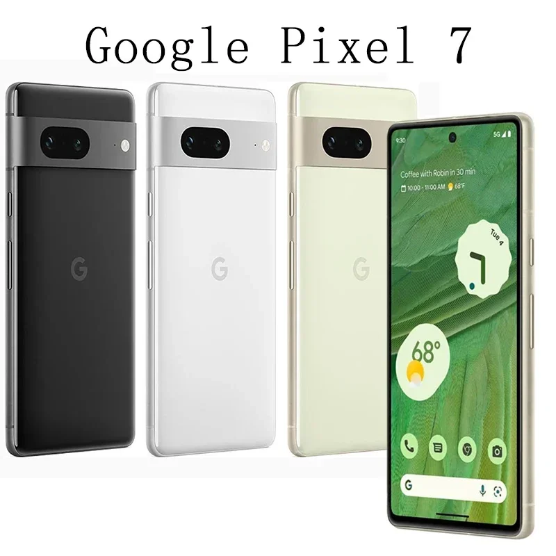 Google-Smartphone Pixel 7 5G Débloqué, Téléphone Portable, 8 Go + 6.3 Go, 128 Go, Dean NDavid, Octa Core, Google Tensor NipAndroid, Original, 256 Pouces