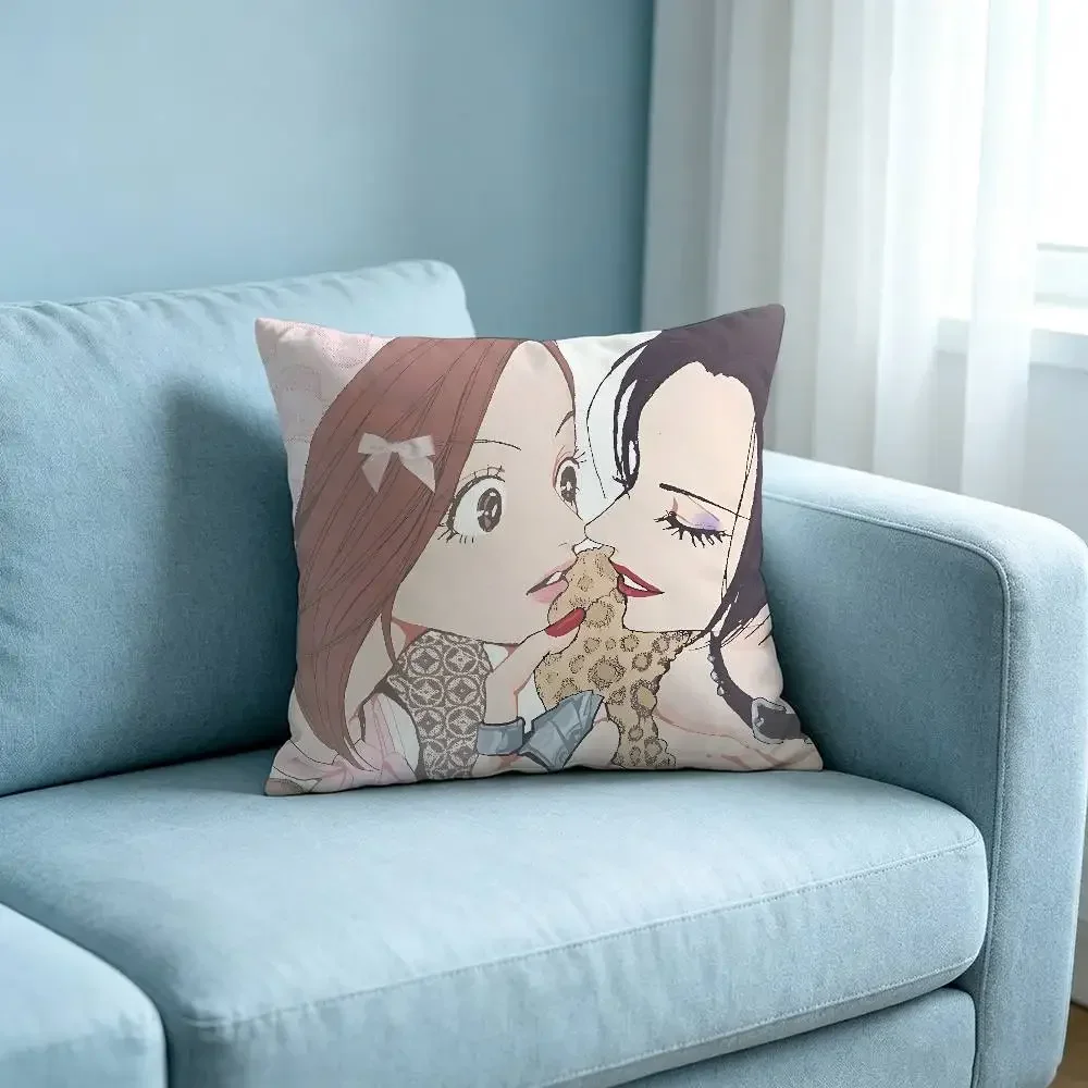 Anime NANA Customizable Square Pillowcases, Stylish And Soft, Perfect For Beds, Cars, And Sofas.